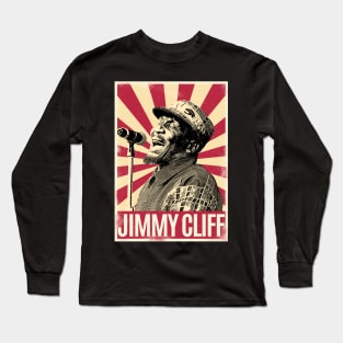 Retro Vintage Jimmy Cliff 80s Long Sleeve T-Shirt